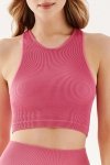 GABRIELLA SEAMLESS TOP HALTER RIB