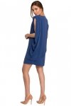 Stylove S262 Sukienka warstwowa - niebieska