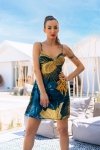 LivCo Corsetti Fashion Clairee Aquareel Collection koszulka i stringi
