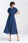 Nife Sukienka jeansowa, luźna- denim - S242