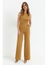 Stylove S115 Kombinezon z szerokimi nogawkami - cynamonowy