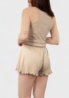 D Karen Spodenki DK-K-P1 CAPPUCCINO BAWEŁNA PRĄŻKI