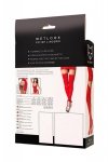 Glossy Wetlook Glossy Isla stockings - red