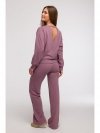 BeWear B293 Bluza z otwartymi plecami - wrzosowa