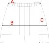 BeWear B295 Szorty z kieszeniami - cytrynowe