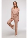 BeWear B296 Spodnie dresowe z przeszyciami - mokka