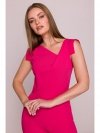 Stylove S407 Kombinezon z asymetrycznym dekoltem - różowy