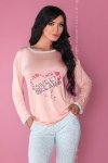 LivCo Corsetti Piżama Sweet Dreaming 107 Różowo-niebieska