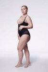 Julimex Body 119 Mesh Body Open Biust Czarne