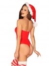 Obsessive Body Kissmas Teddy + czapka + pończochy + choker GRATIS!