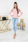 Vittoria Ventini Sweterek Eliza Tulle MCY02679 Flamingo