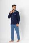 M-Max Piżama Norbert 670 Granatowy-Jeans
