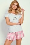Taro Piżama Matilda 3352 Szary Melanż