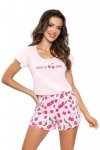 Donna Piżama Cherry Short Różowa