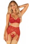 Obsessive Lonesia garter belt bielizna pas do pończoch wysoki