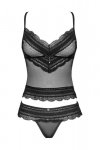 Obsessive Ivannes top & thong bielizna nocna komplet top + stringi