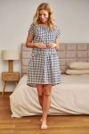 Doctornap Koszula nocna TCB 9444 black check
