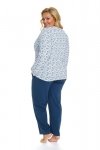 Doctornap Piżama damska PB 5282 navy bloom plus