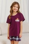Doctornap Piżama dziecięca PDU 7202 burgundy