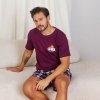 Doctornap Piżama męska PMB 7201 burgundy