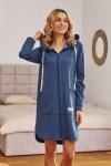 Doctornap Szlafrok damski SMZ 7228 indigo mel.