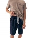 Esotiq-Henderson Piżama męska Dorm 42618 szara