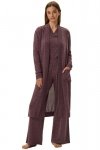 Esotiq-Henderson Szlafrok 41948 Fudge orchid