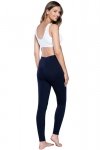 Italian Fashion Legginsy ciążowe długie granatowe