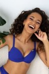 Kris line Biustonosz kąpielowy Madera brassiere cobalt