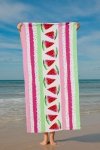 Noviti Ręcznik plażowy 70x140 Arbuz biały