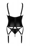 Obsessive Gorset i stringi Armares czarny