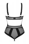 Obsessive Body otwarte Chic Amoria czarne