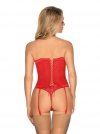 Obsessive Gorset Flameria czerwony