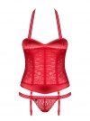 Obsessive Gorset Flameria czerwony