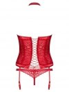 Obsessive Gorset Flameria czerwony