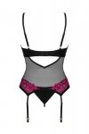 Obsessive Gorset i stringi Rosenty milticoloured