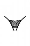 Obsessive Figi stringi otwarte Serafia czarne