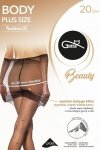 Rajstopy Gatta Body Plus Size Fashion wz.02 20 den 3-6