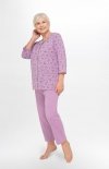 Piżama Martel Maria II 201 3/4 3XL-4XL damska rozpinana