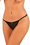 Stringi Obsessive Celia Noir Crotchless Thong XS-2XL