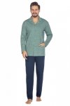 Piżama Regina 463 dł/r M-XL L24 męska rozpinana