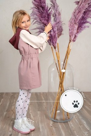KNITTEX DZIEWCZĘCE RAJSTOPY WZORZYSTE GINNY DR 2312