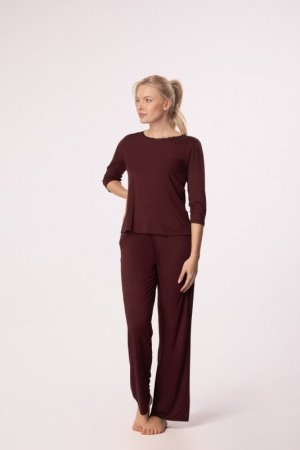 MEFEMI BY NIPPLEX BLUZKA MARGOT 3/4 BURGUND