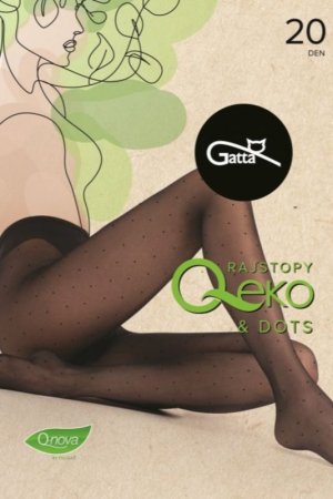 GATTA Q-EKO & DOTS - 01 Rajstopy  20 DEN-5