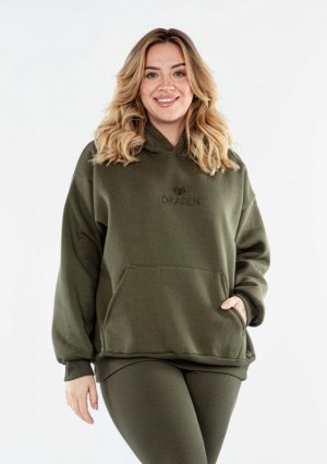 D Karen Bluza DK-K-B6-H1 KHAKI BAWEŁNA GRUBA