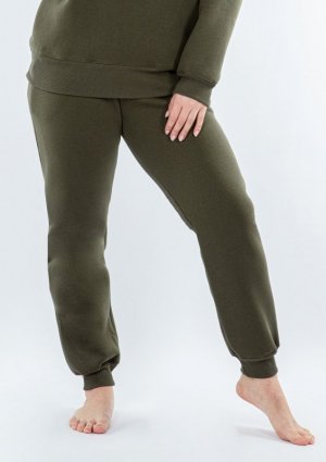 D Karen Spodnie DK-K-B6-H1 KHAKI BAWEŁNA GRUBA
