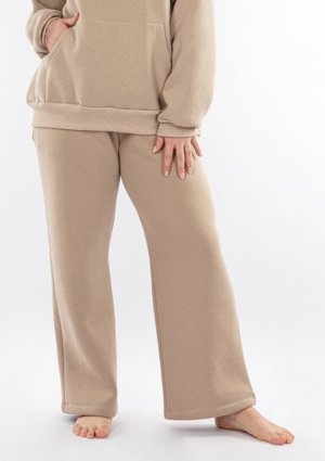 D Karen Spodnie DK-K-B9-H1 CAPPUCCINO BAWEŁNA GRUBA