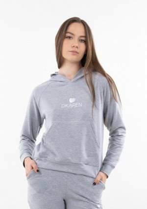 D Karen Bluza Seattle H1 SZARY BAWEŁNA