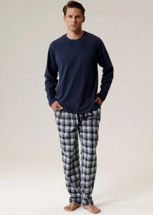 Atlantic PIŻAMA ATLANTIC NMP-393 JZ25 GRA/SZA