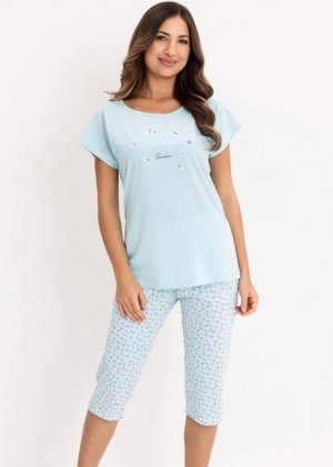 Regina PIŻAMA REGINA DAMSKA 735 TURKUS